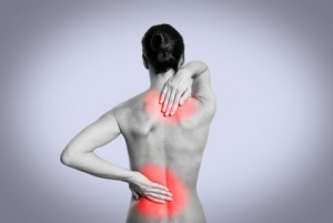 Rückenschmerzen Zonen